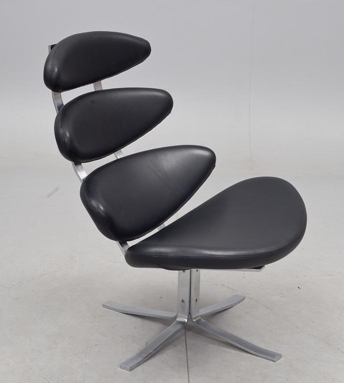 FÅTÖLJ, "Corona", Poul Volther, Erik Jørgensen, Danmark, 1900/2000-tal.