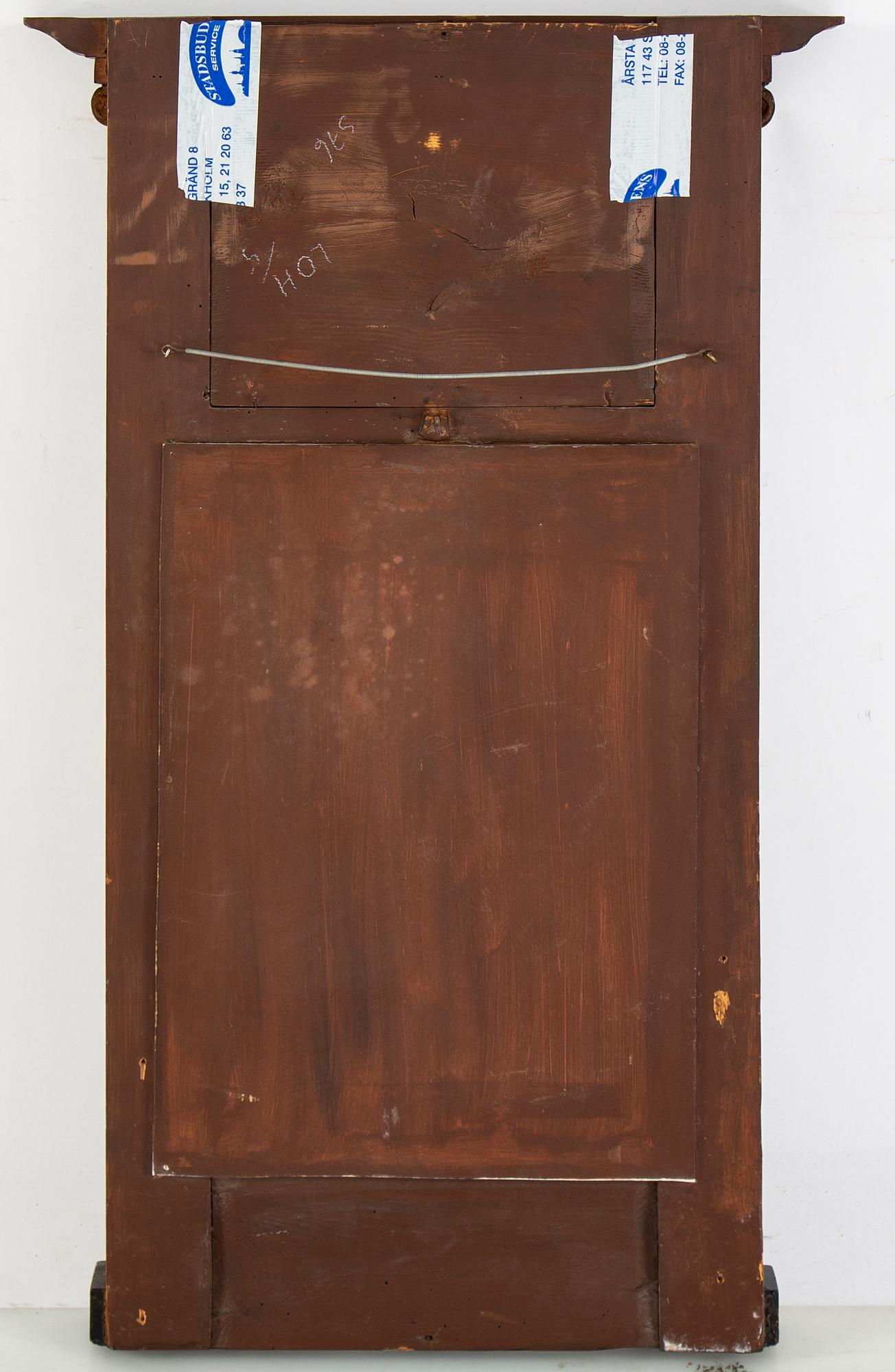 A Swedish Carl Johan mirror, 19th Century.