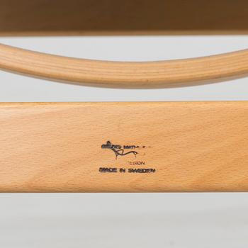 A "Eva" easy chair by Bruno Mathsson, Mathsson International.