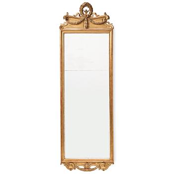 A Gustavian mirror.