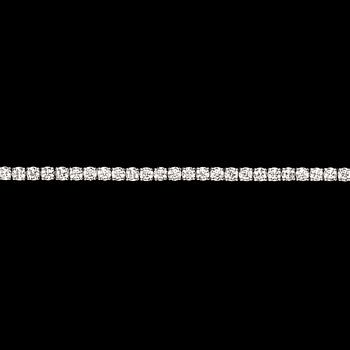 946. A brilliant cut diamond line bracelet, tot. 8.12 cts.
