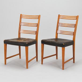 Tuoleja, 5 kpl, Aktiebolaget J.O. Carlsson JOC Vetlanda, 1900-luvun puoliväli.