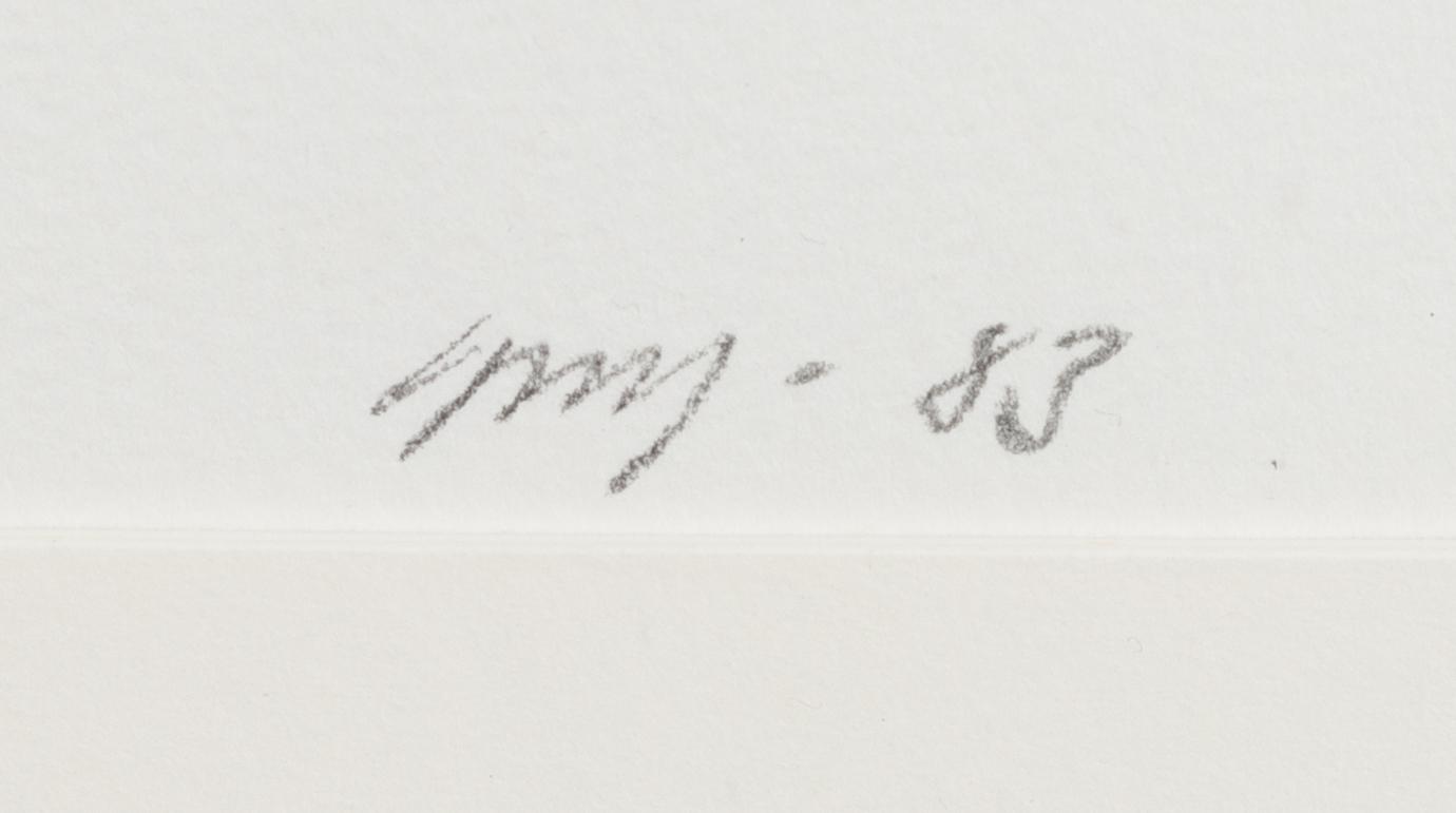 GUY FRISK, akvarell, signerad och daterad -83.