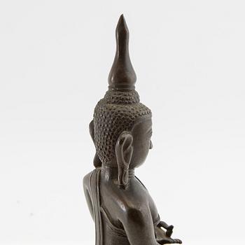 Buddha, bronze. Burma, probably 20th century.