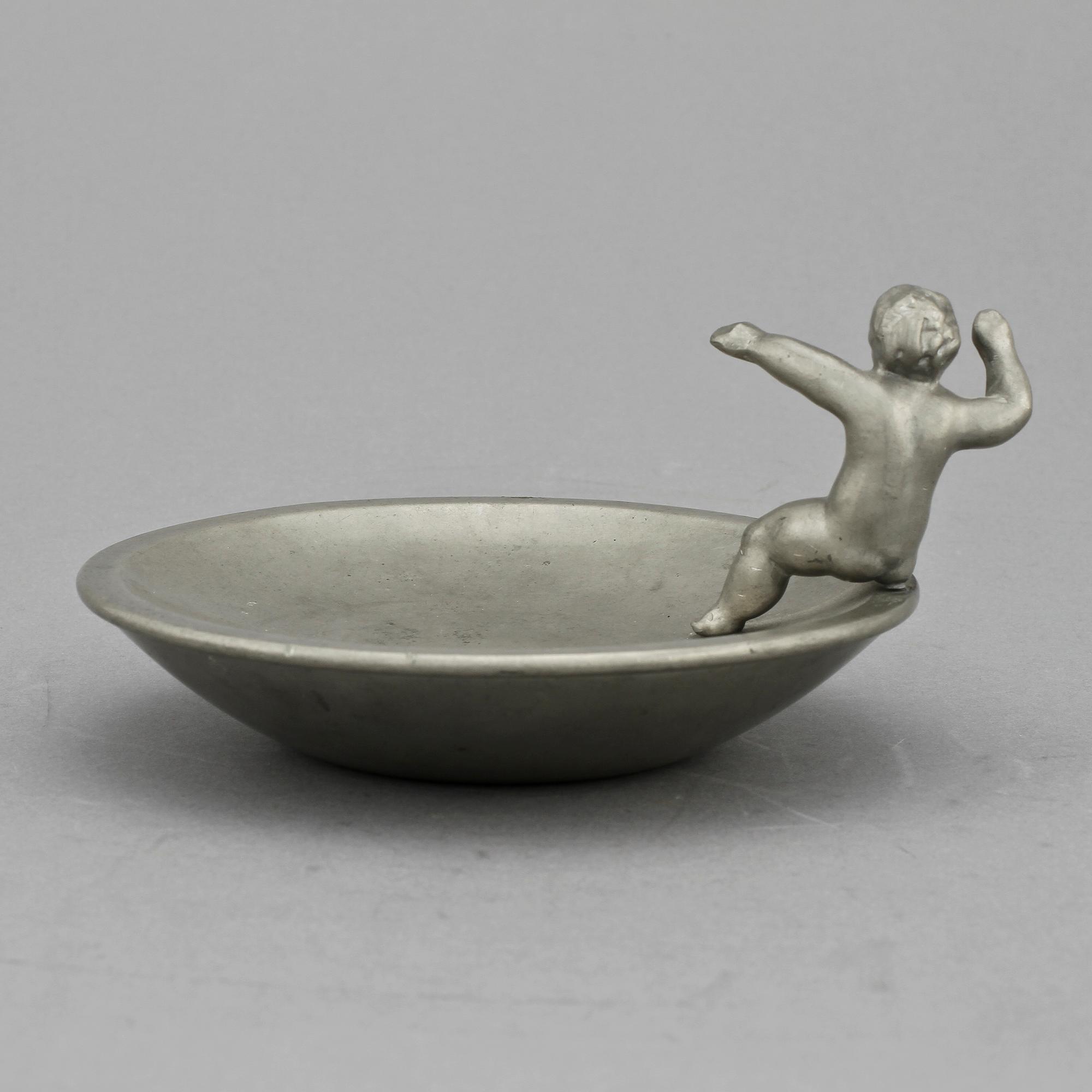 SKÅL, tenn, Firma svenskt tenn, 1932.
