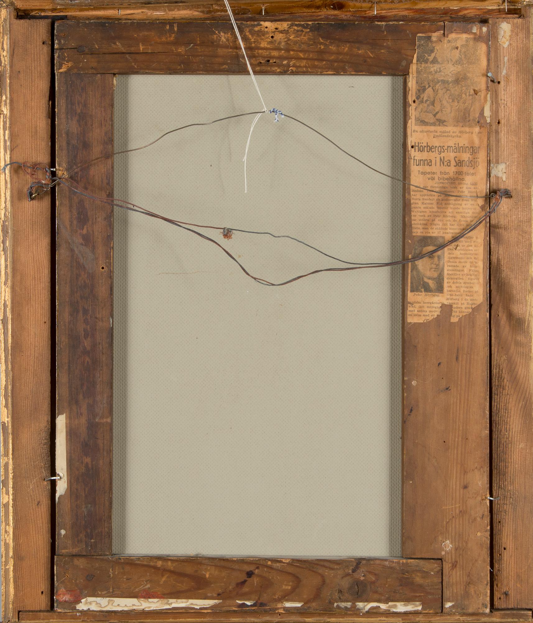 Pehr Hörberg, tillskriven, Gumma vid spisen.