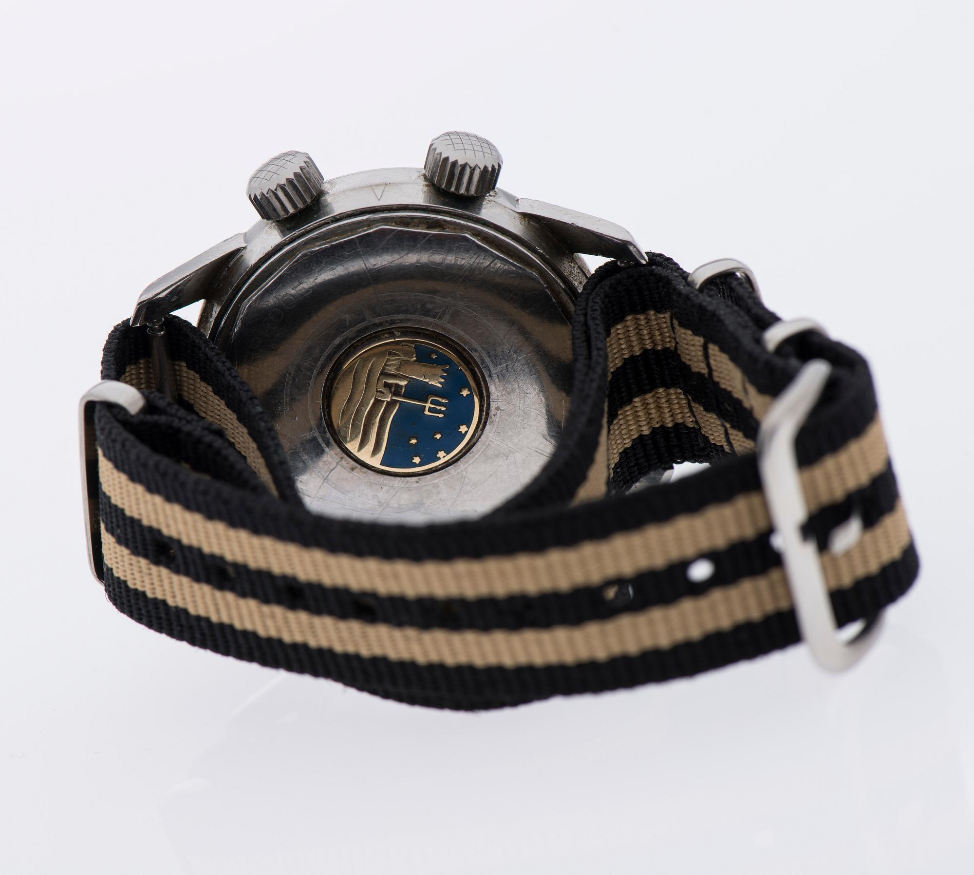 ARMBANDSUR, herr, Supremo National NAVY, stål. 1960-tal.