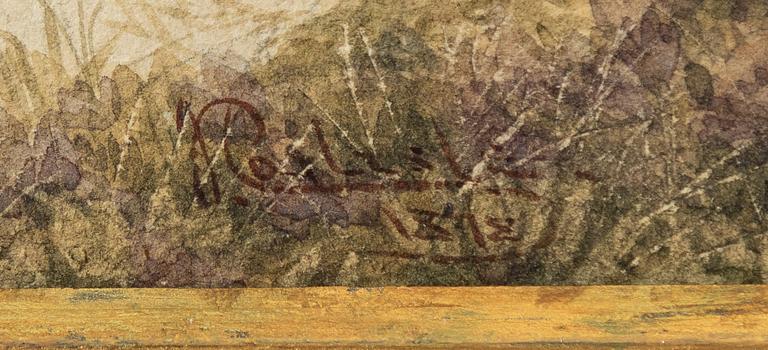 Johann Baptist Dallinger von Dalling, Pastoral landscape with livestock.