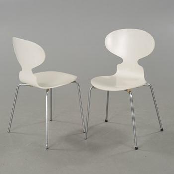 ARNE JACOBSEN, stolar, 6 st, "Myran", Fritz Hansen, 1970.