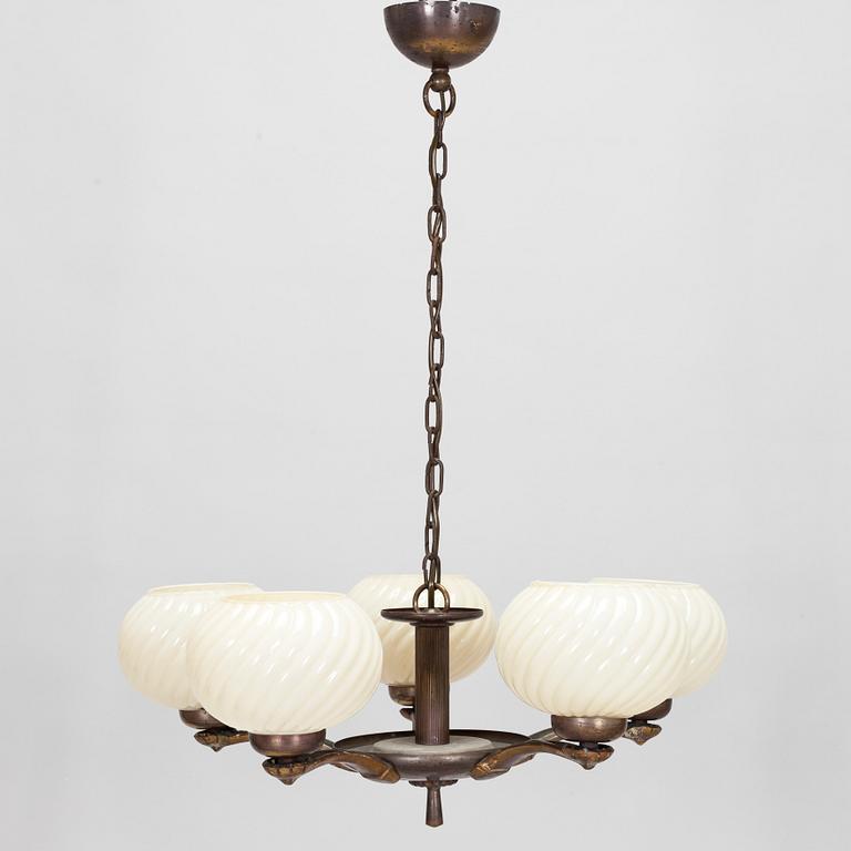 Paavo Tynell, taklampa, modell 1210, Taito 1930-tal.