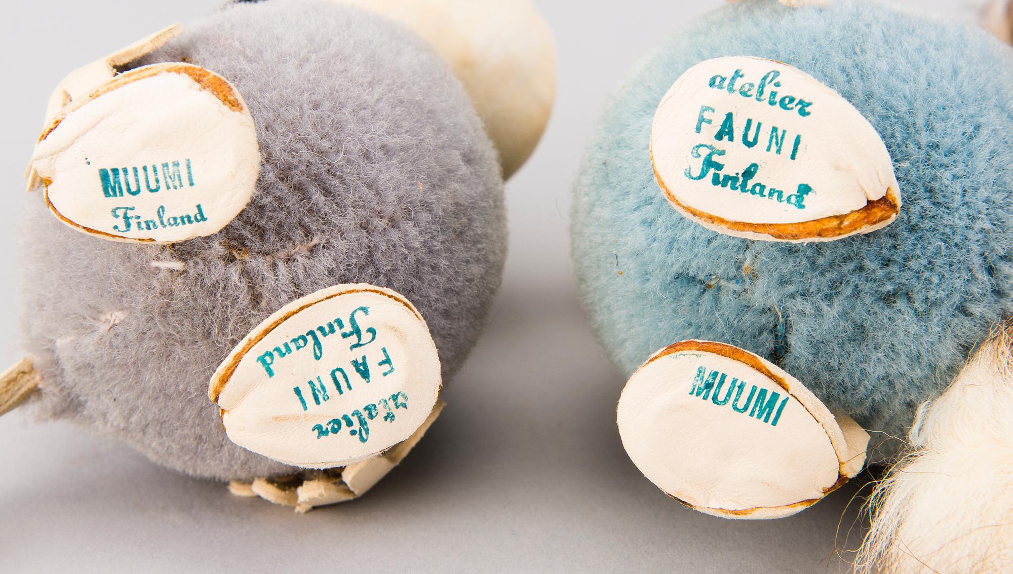 MUUMIHAHMOJA, 6 kpl, Atelier Fauni, 1950-/60-luku.