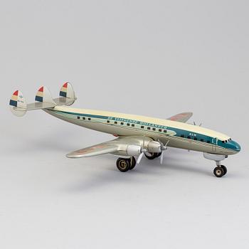 a metal model airplane "DE VLIEGENDE HOLLANDER", 1960s / 70-tal.