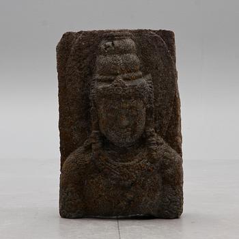 TEMPELFRAGMENT, Java, sten. 1900-tal.