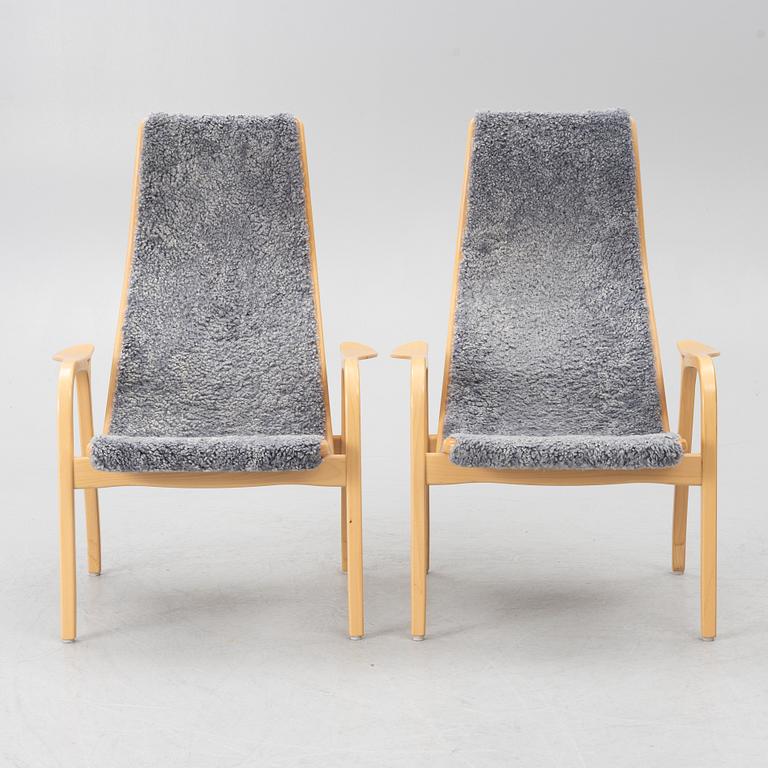 Yngve Ekström, karmstolar, ett par, "Lamino", Swedese, Sweden, 2011.