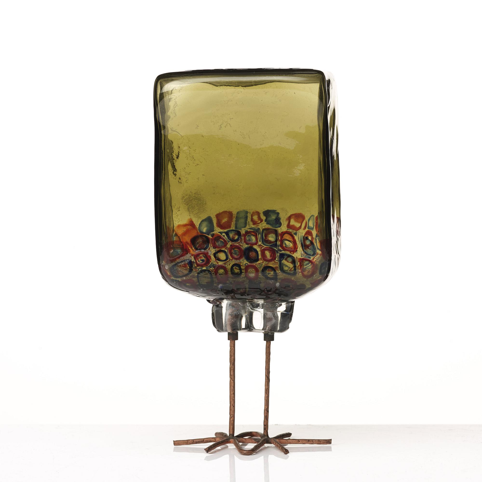 Alessandro Pianon, fågel, "Pulcino", Vistosi, Italien, 1960-tal, modell S191.