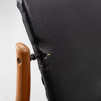 Finn Juhl, A 'FD 136' easy chair, France & Daverkosen, Denmark 1950s.