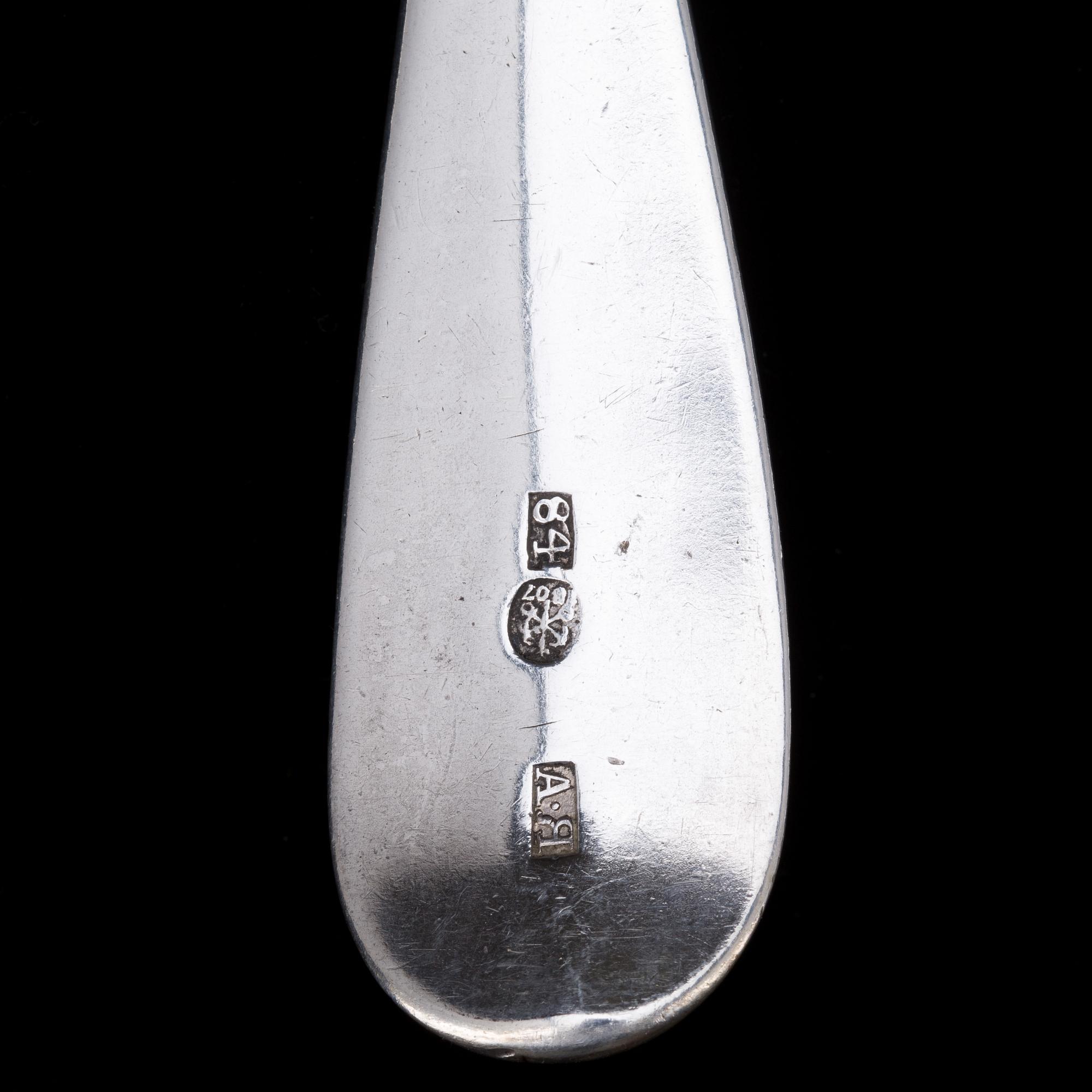 SKEDAR, 6 st. Silver, Ryssland. Ca 445g.