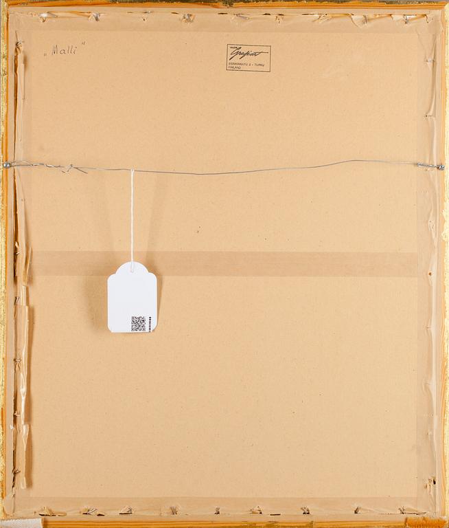 VEIKKO VIONOJA, hiilipiirros paperille, signeerattu.