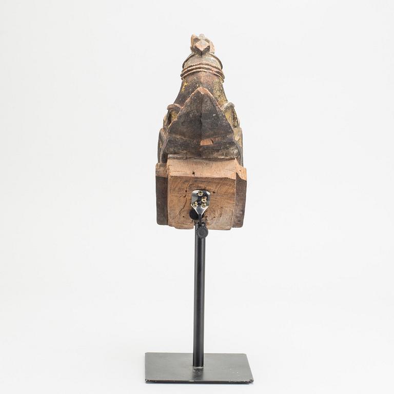 SKULPTUR/DEKORFRAGMENT, orientalisk,