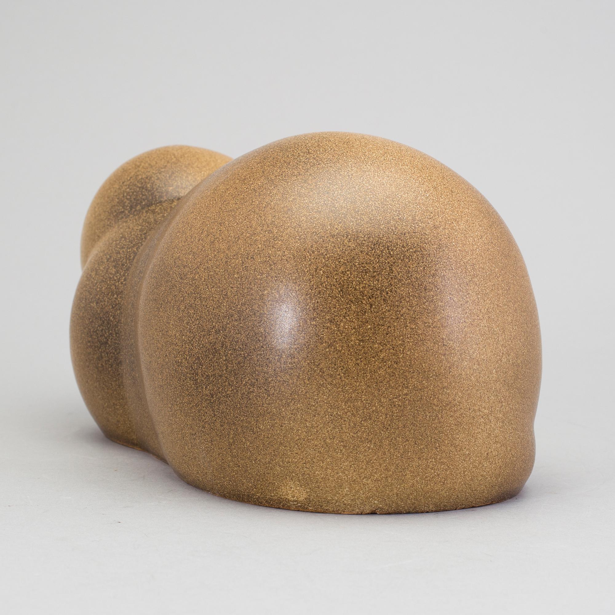 A Lisa Larson stoneware figurine, K- Studion, Gustavsberg.
