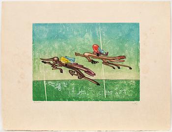 Roberto Matta, 6 sheets, "Les Transesports", 1977.