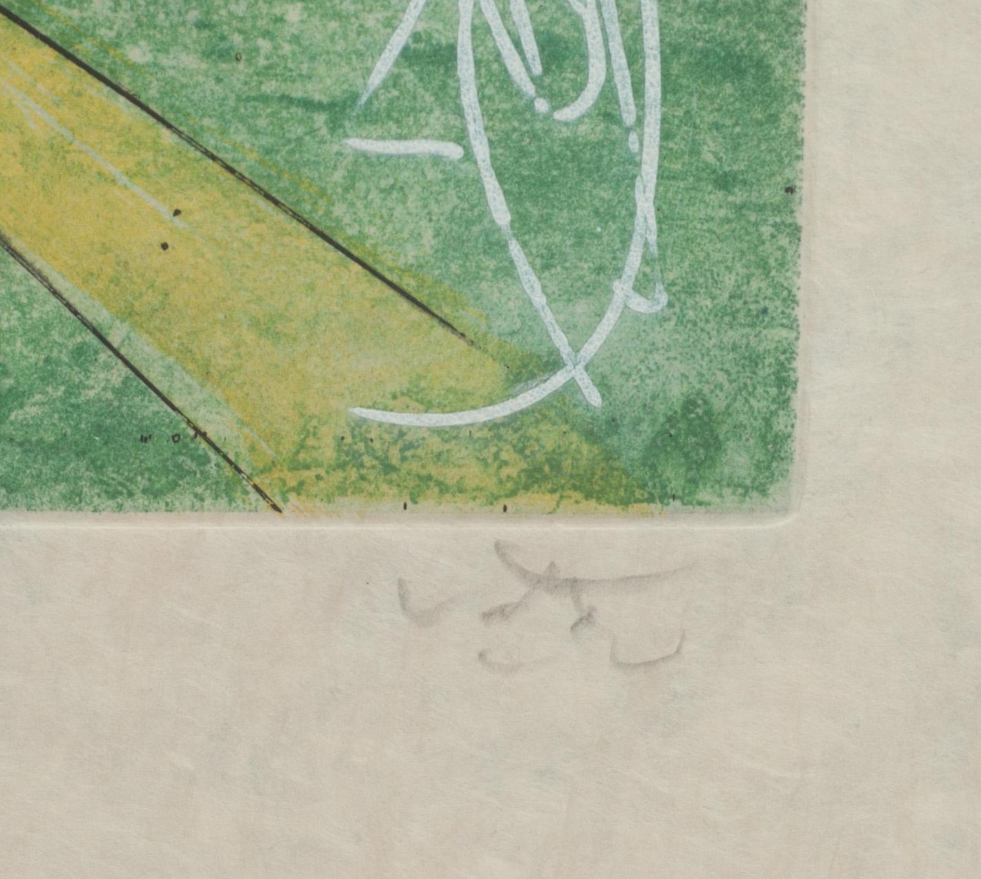 ROBERTO MATTA, färgetsning. Signerad och numrerad 83/100.