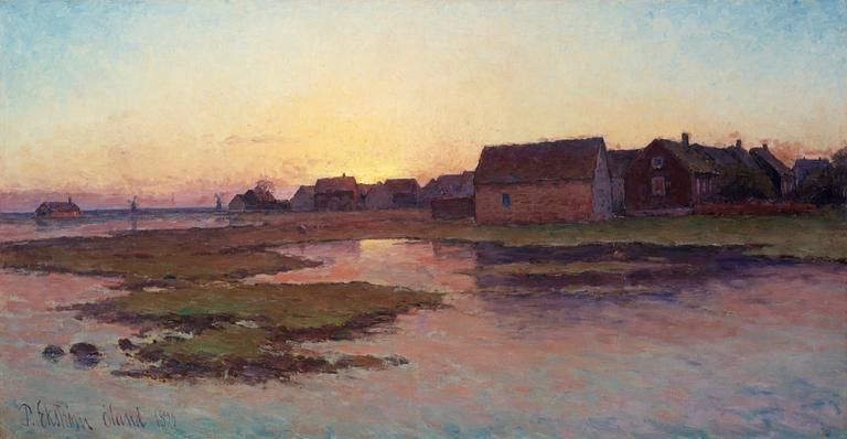 Per Ekström, "Soluppgång över Segerstad" (Sunrise over Segerstad, Öland).