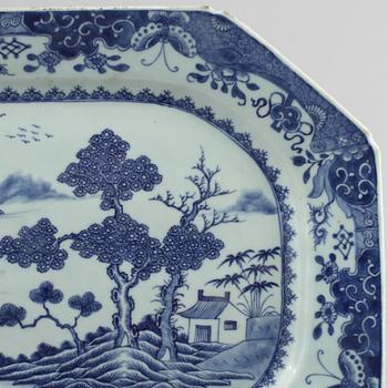 STEKFAT, porslin, Kina, 1700-tal.