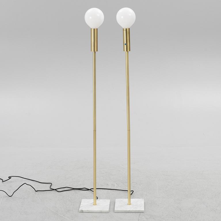 Floor lamps, a pair, LampGustaf., period.