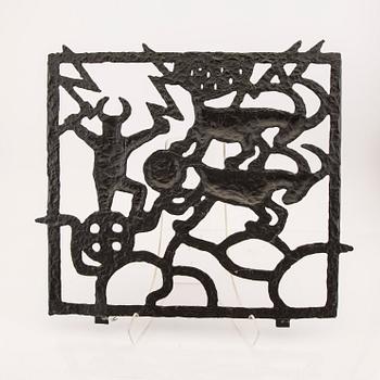 Olle Hermansson, gnistskydd, gjutjärn, Husqvarna 1960-tal.