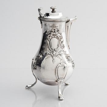 A French silver jug, mark of Jean-Pierre Nicolas Bibron, Paris (active circa 1798-1809).