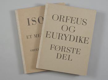 515. Palle Nielsen, Orfeus og Eurydike (Förste del) + Isola et mellemspel (Orfeus og Eurydike. Anden del).