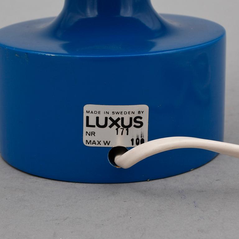 BORDSLAMPA, "Flens", Uno och Östen Kristiansson, Luxus, 1960-tal.