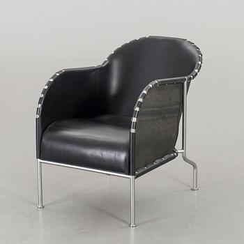 A MATS THESELIUS "BRUNO" ARMCHAIR, by Källemo AB Värnamo Sweden.