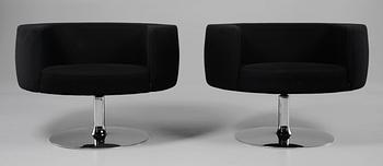 FÅTÖLJER, ett par, "Zero", Marre Moerel, Offecct, 2007.