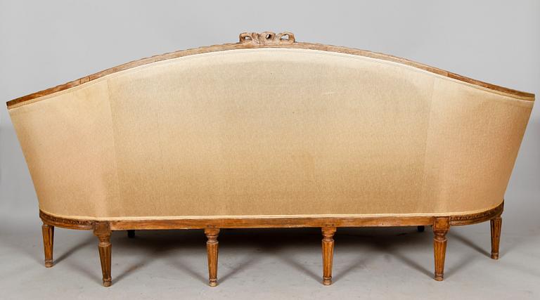 BADKARSSOFFA, gustaviansk stil, 1800-tal.