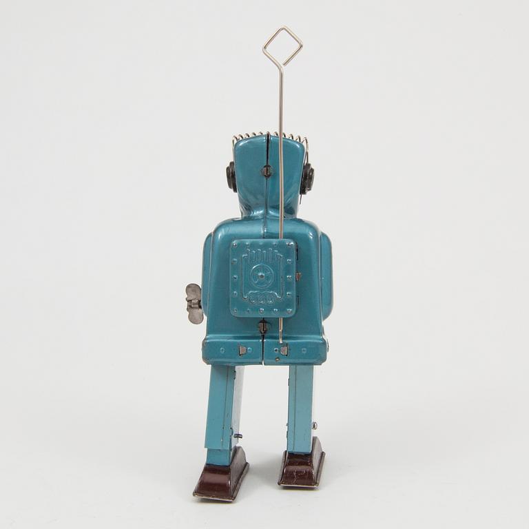 A tinplate Nomura Toys "Ratchet Robot" designed by George Wagner, Japan, 1950s.