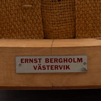 Six amchairs, Ernst Bergholm, Västervik, mid-20th century.