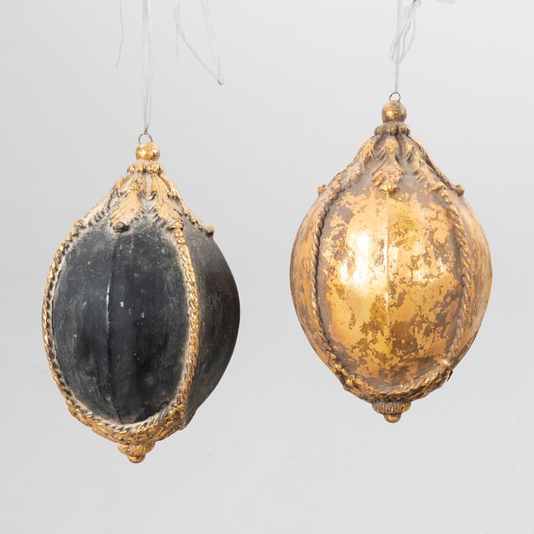 Ornaments, 2 pcs, second half of the 20th century.