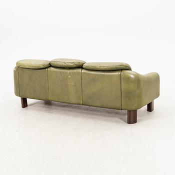 Two sofas, leather, 1970s.