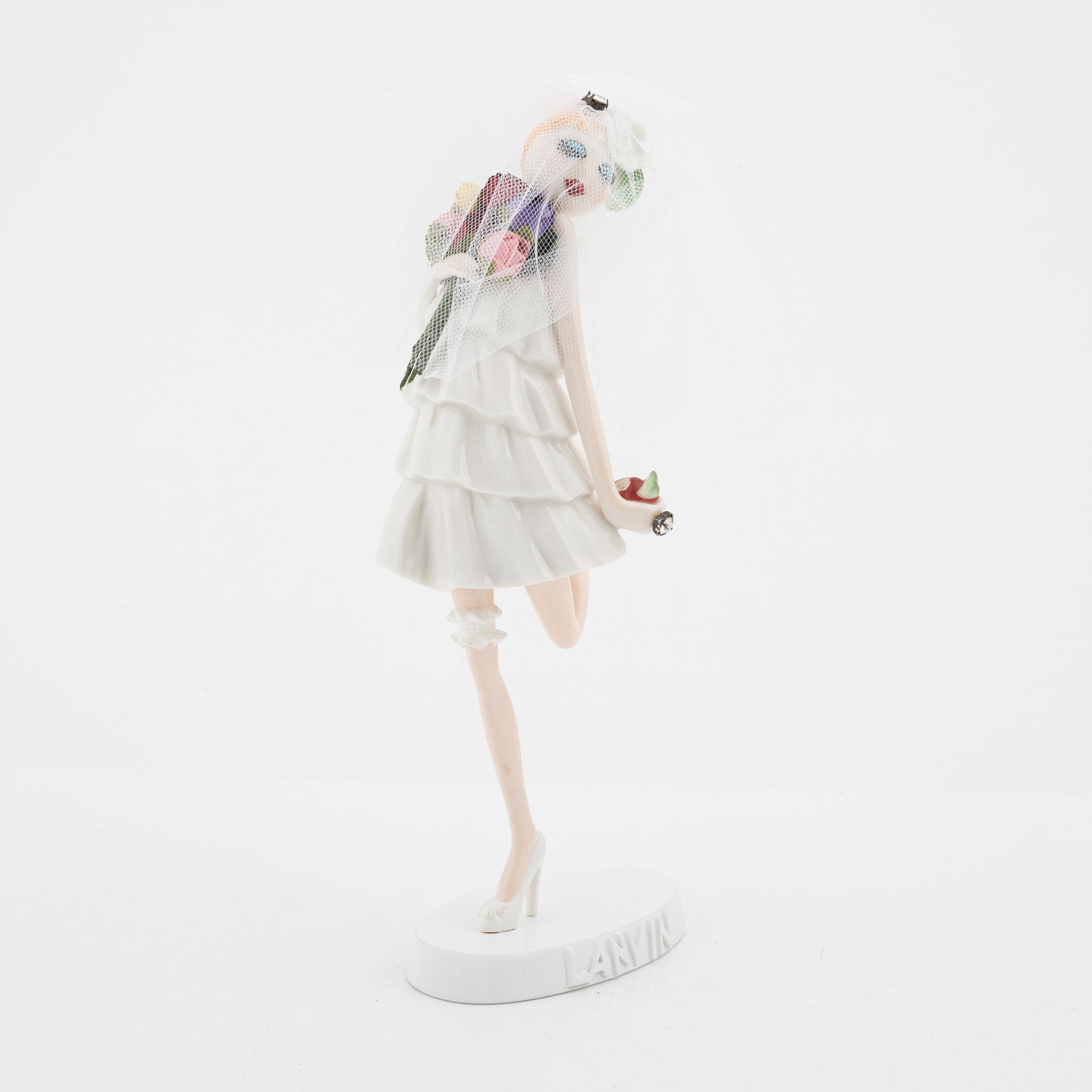Lanvin, a porcelain figurine, 'Miss Lanvin 13', Franz, Limited Edition No. 453/800, 2007.
