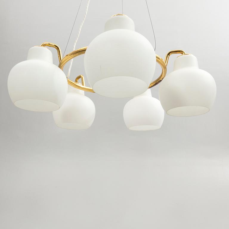 Vilhelm Lauritzen, Ceiling lamp, "VL Ring Crown 5", Louis Poulsen, Denmark.