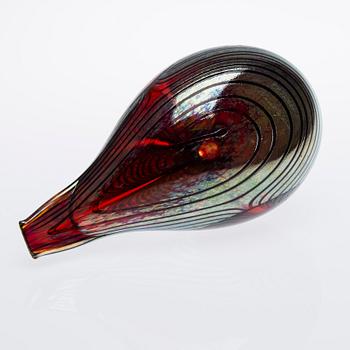 FIGURIN, glas, signerad O. Toikka Nuutajärvi Notsjö.