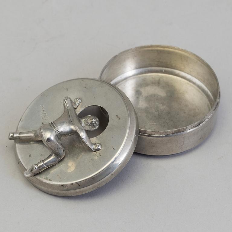 A 1930´s/1940´s pewter box, Widerholm and Dahlberg, Eskilstuna.