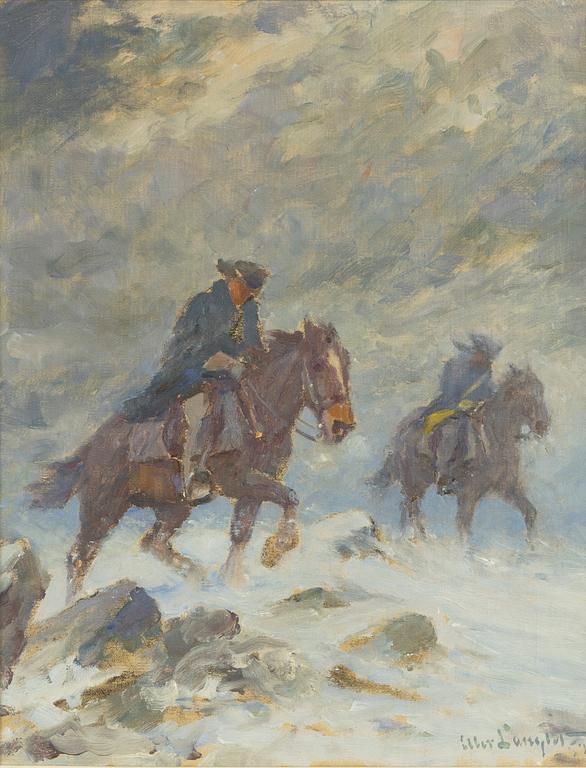 Alexander Langlet, Carolinians in a storm.