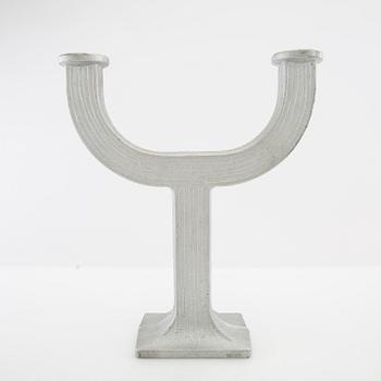 Signe Persson-Melin, candelabrum "Salut" for Byarums Bruk, late 20th century, cast aluminium.