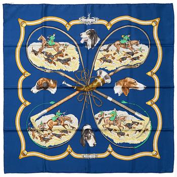 Hermès, scarf, "Le Laisser courre".