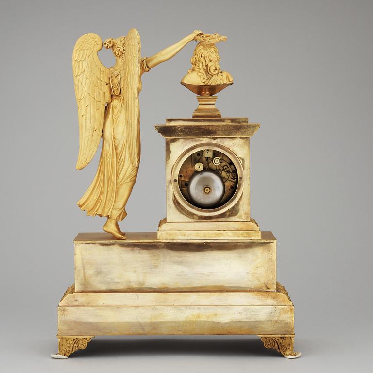 A French late Empire 19th century mantel clock.