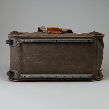 Mulberry Scotchgrain Wheeled Duffle Bag.