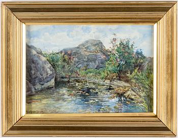 ANNA GARDELL-ERICSON, akvarell, signerad.